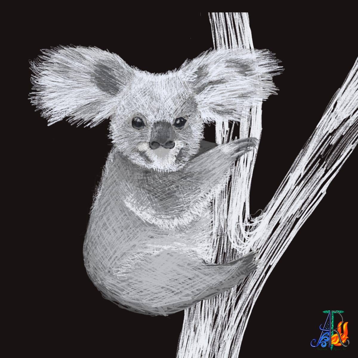 Fuzzy Koala survivor 