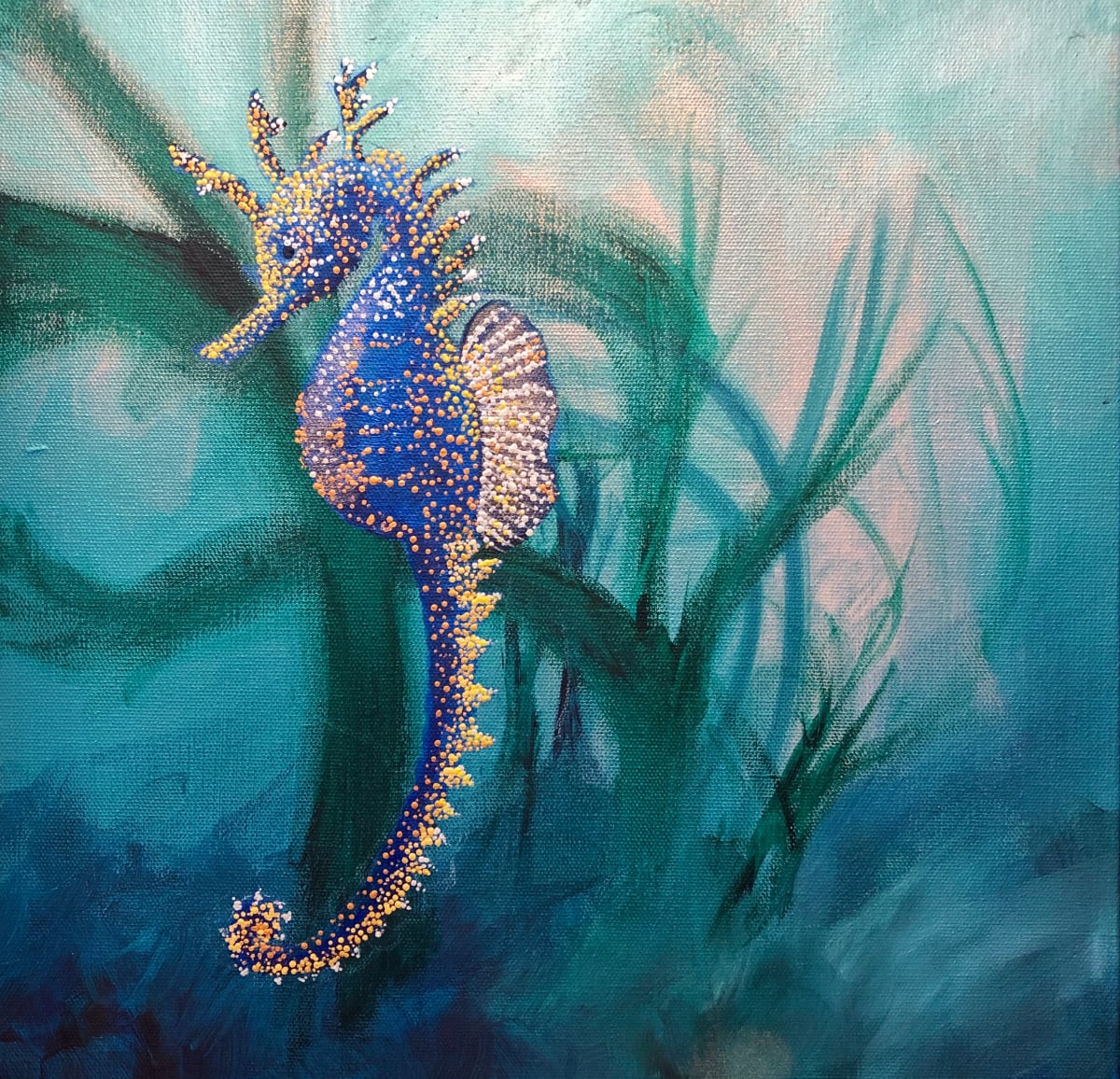 famous seahorse painting