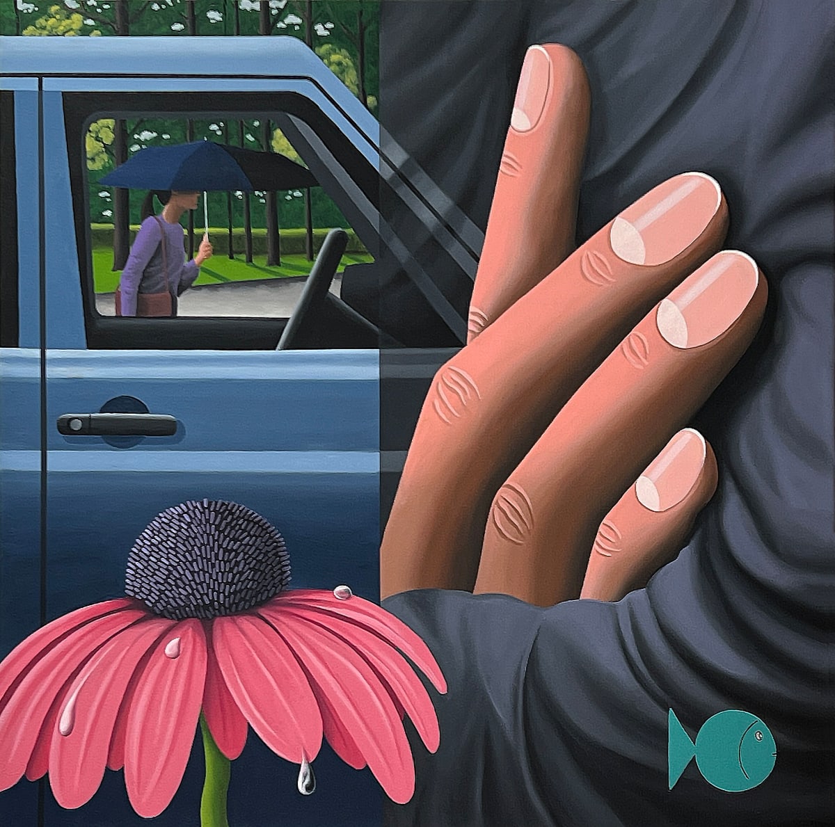 Puddles by George Halvorson, Image 1.