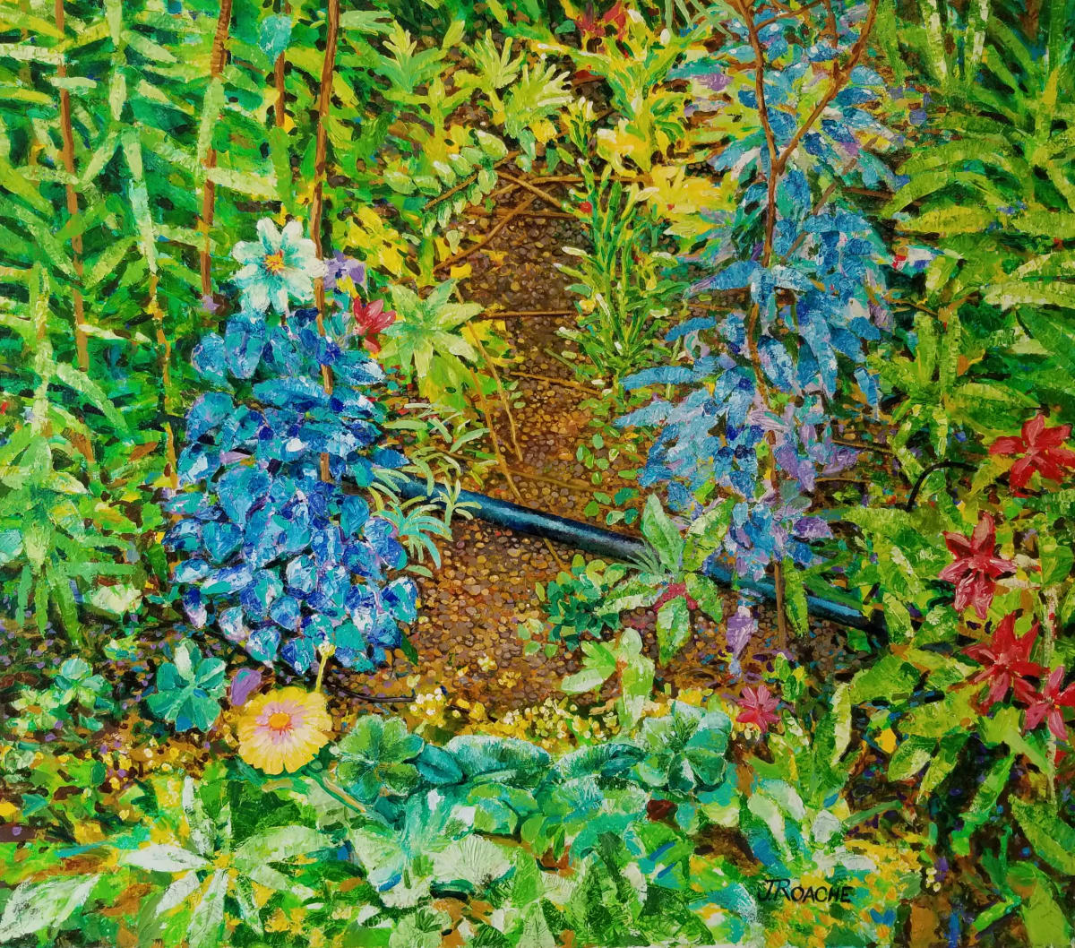 Garden at Giverny by Joe Roache 