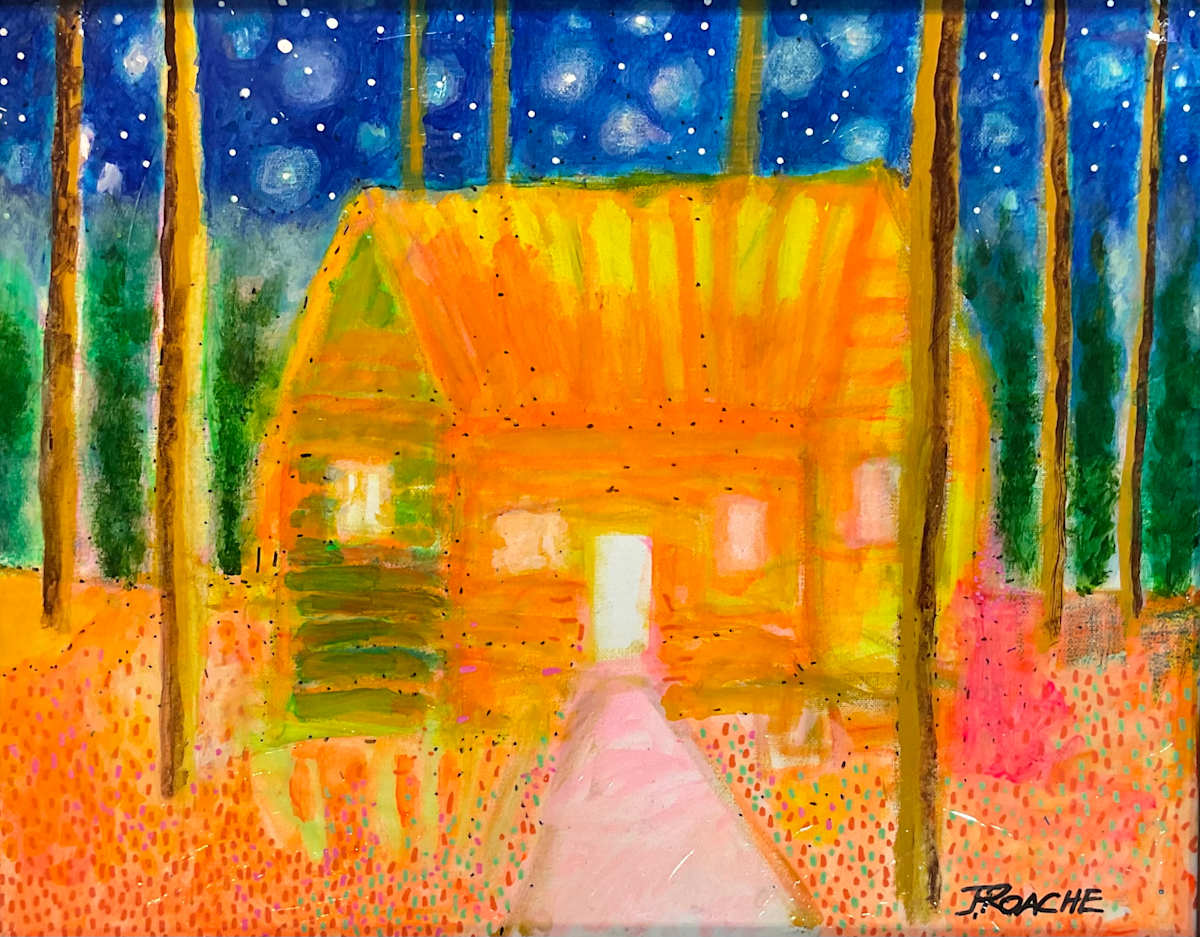 Yellow Orange House by Joe Roache 