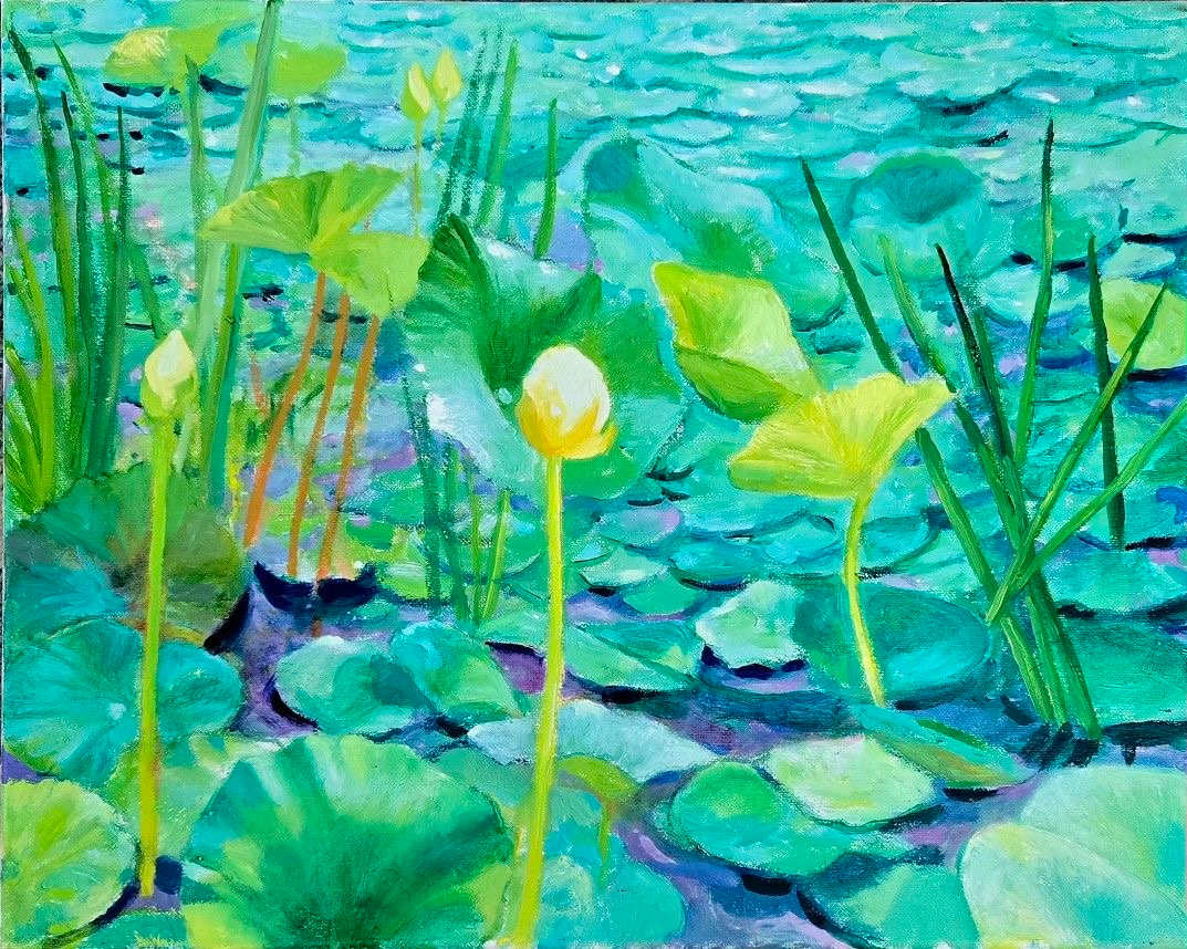 Yellow Lilly Flower by Joe Roache 