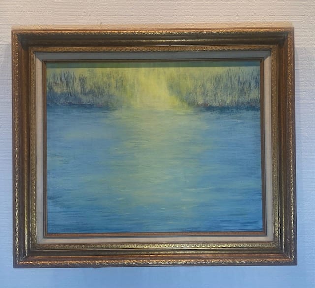 Gold Marsh framed 