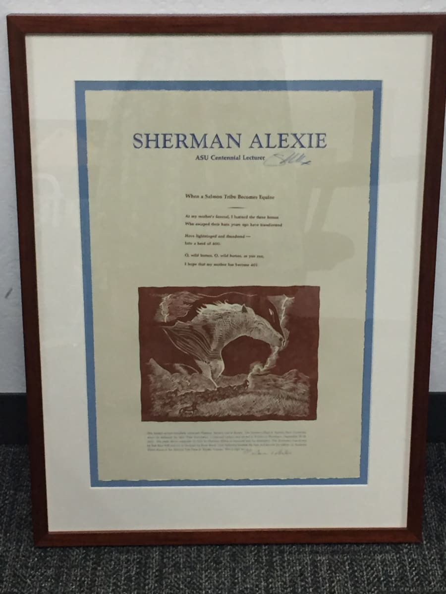 Sherman Alexie; ASU Centennial Lecturer by Gene Valentine 