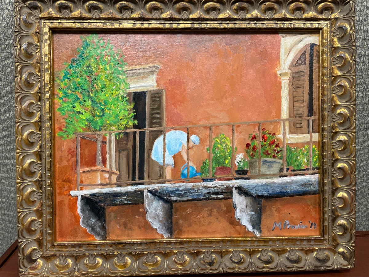Venetian Street Scene by Marie Provine  Image: Venetian Street Scene