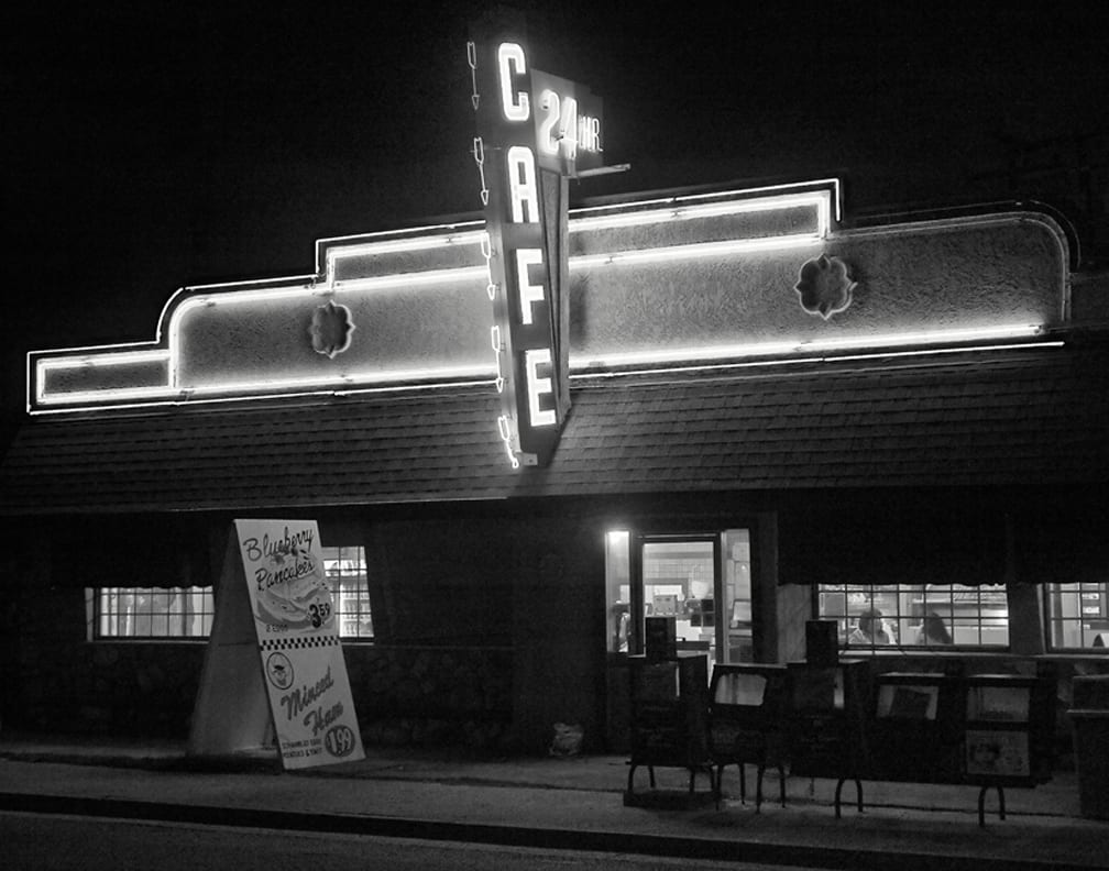 The 24hr Cafe by Mark Peacock  Image: Photograph