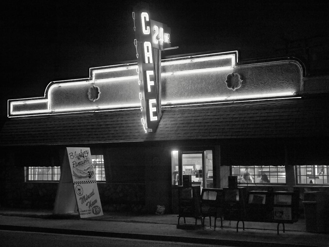 24hr Cafe by Mark Peacock  Image: Photograph
