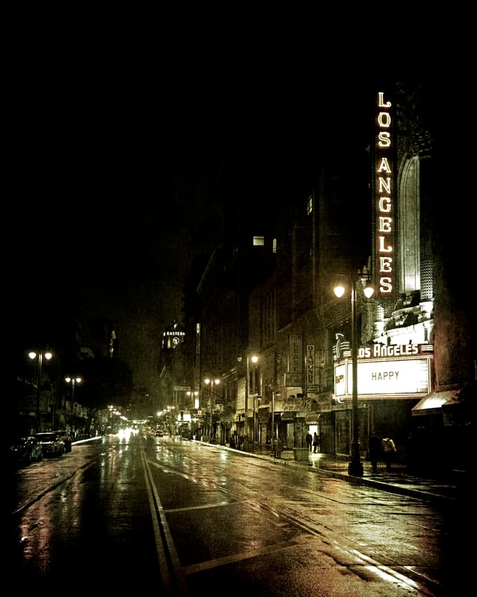 Historic Los Angeles Broadway Theatre District by Mark Peacock  Image: Photograph