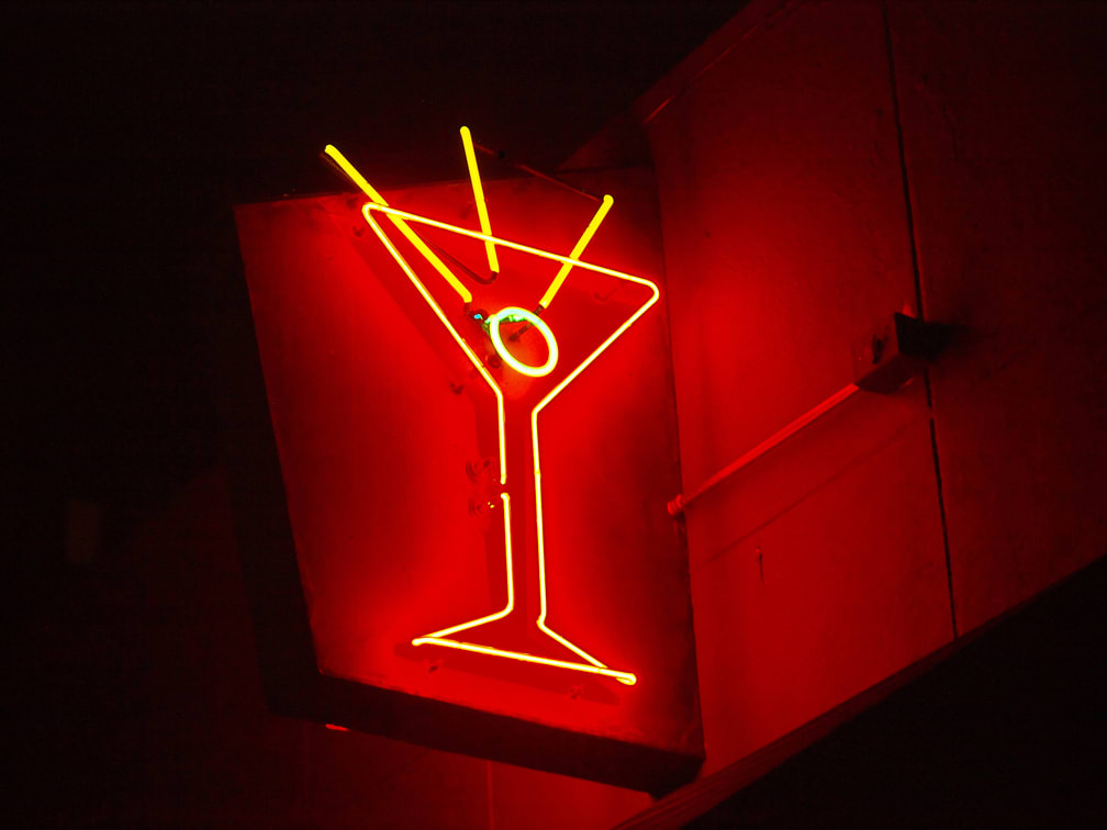 Neon Martini by Mark Peacock  Image: Photograph