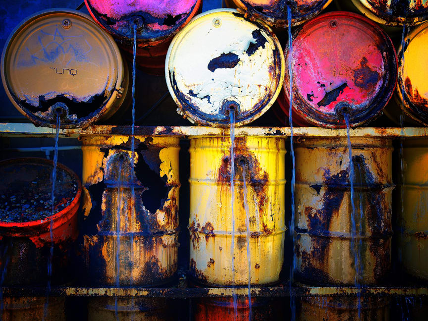 55 Gallon Drums by Mark Peacock  Image: Photograph