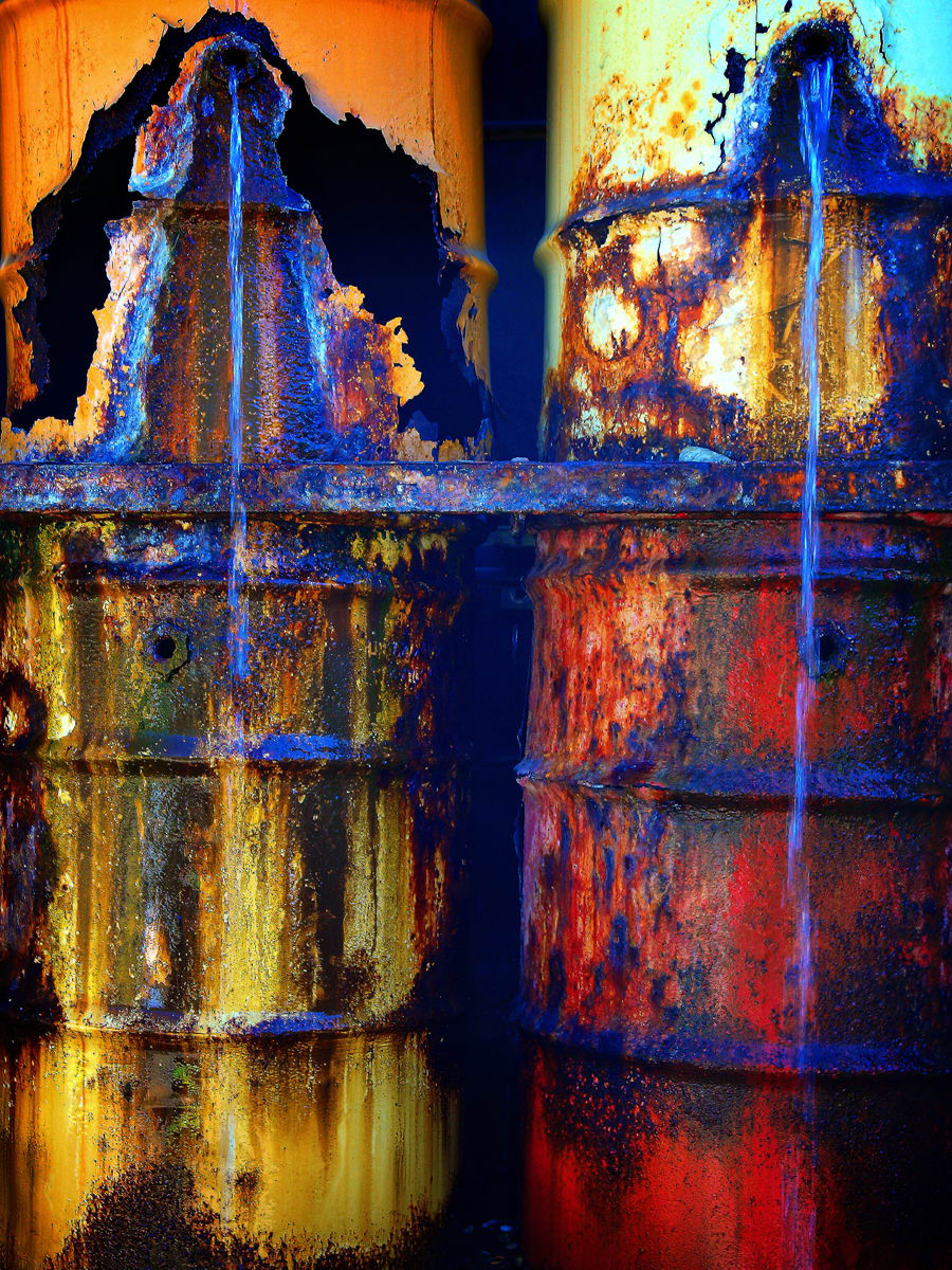 55 Gallon Drums by Mark Peacock  Image: Photograph