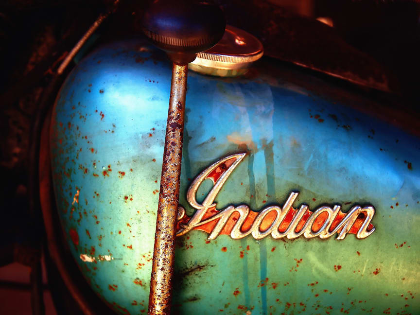 1948 Indian Chief by Mark Peacock  Image: Photograph