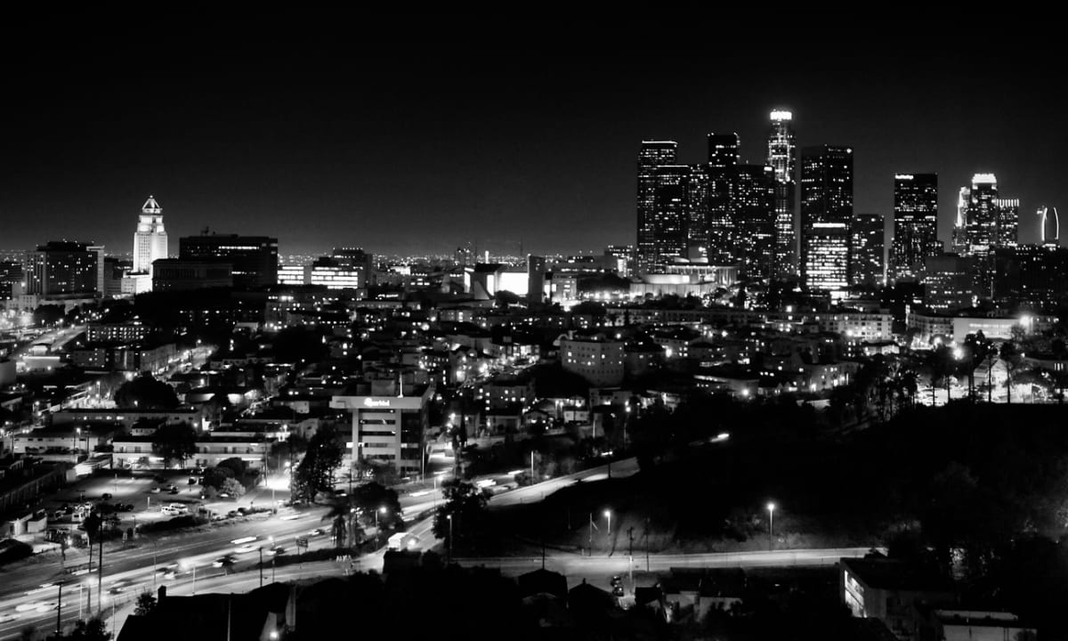 LA's Downtown Core by Mark Peacock  Image: Photograph