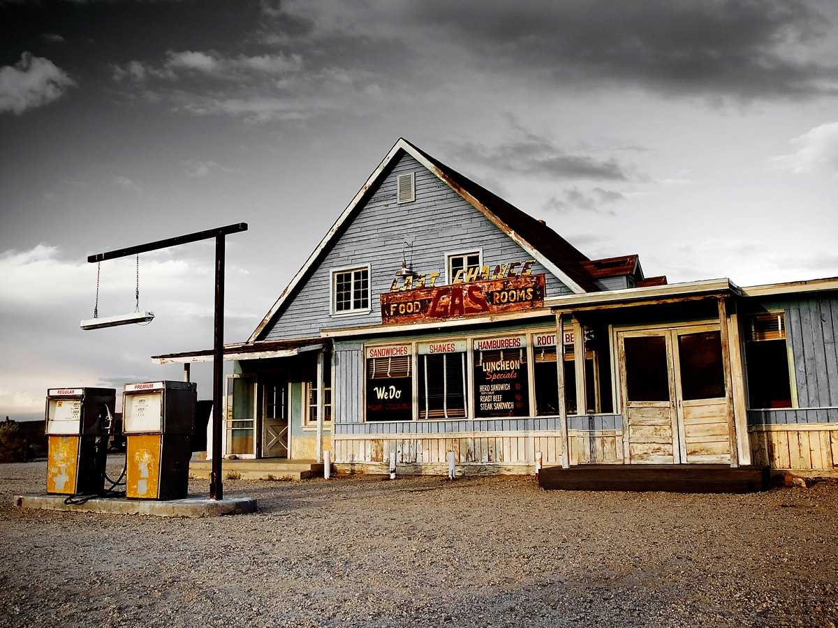The Last Chance Cafe by Mark Peacock  Image: Photograph