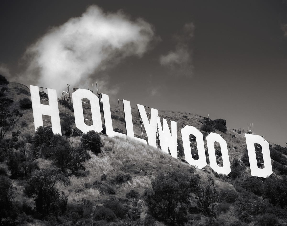 The Hollywood Sign by Mark Peacock  Image: Photograph