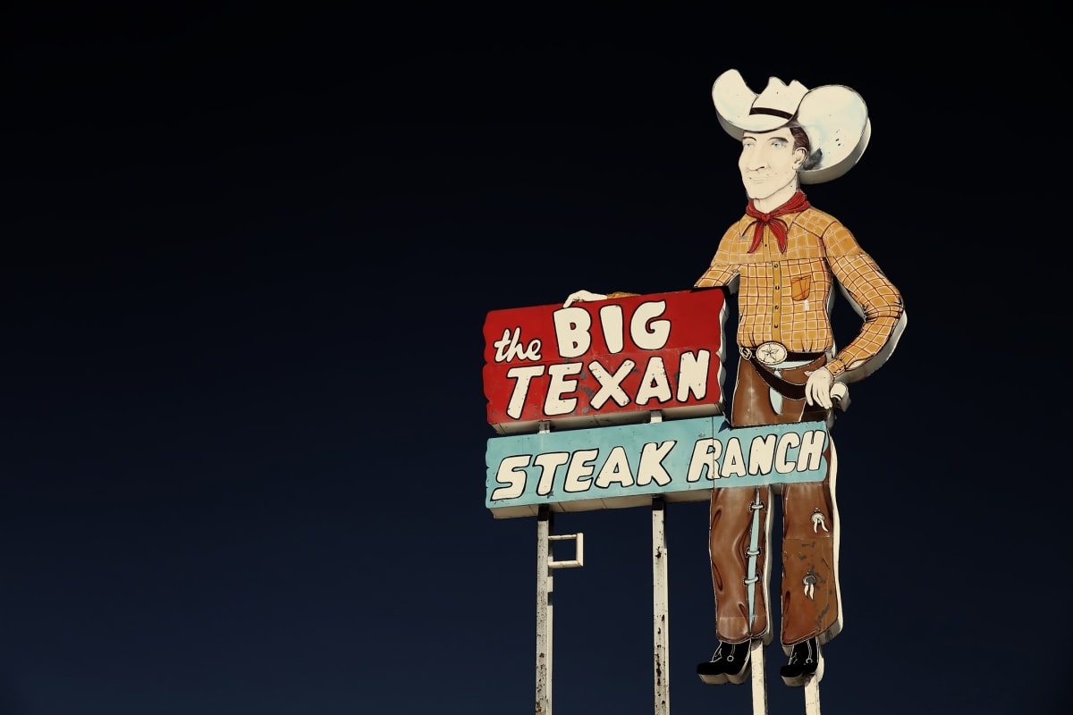 The Big Texan Steak Ranch by Mark Peacock 
