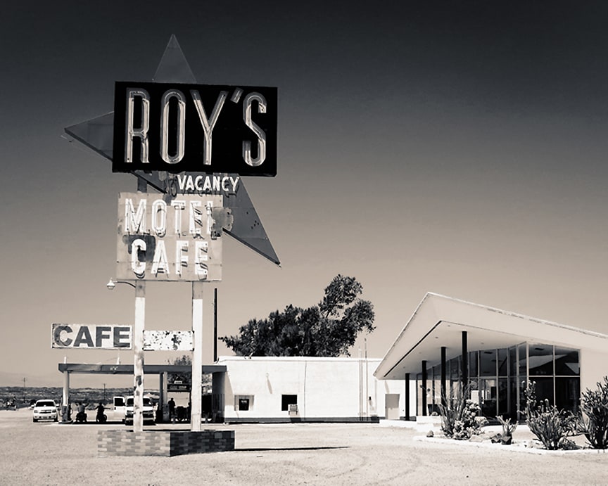Roy's Motel & Cafe - Route 66 by Mark Peacock  Image: Photograph