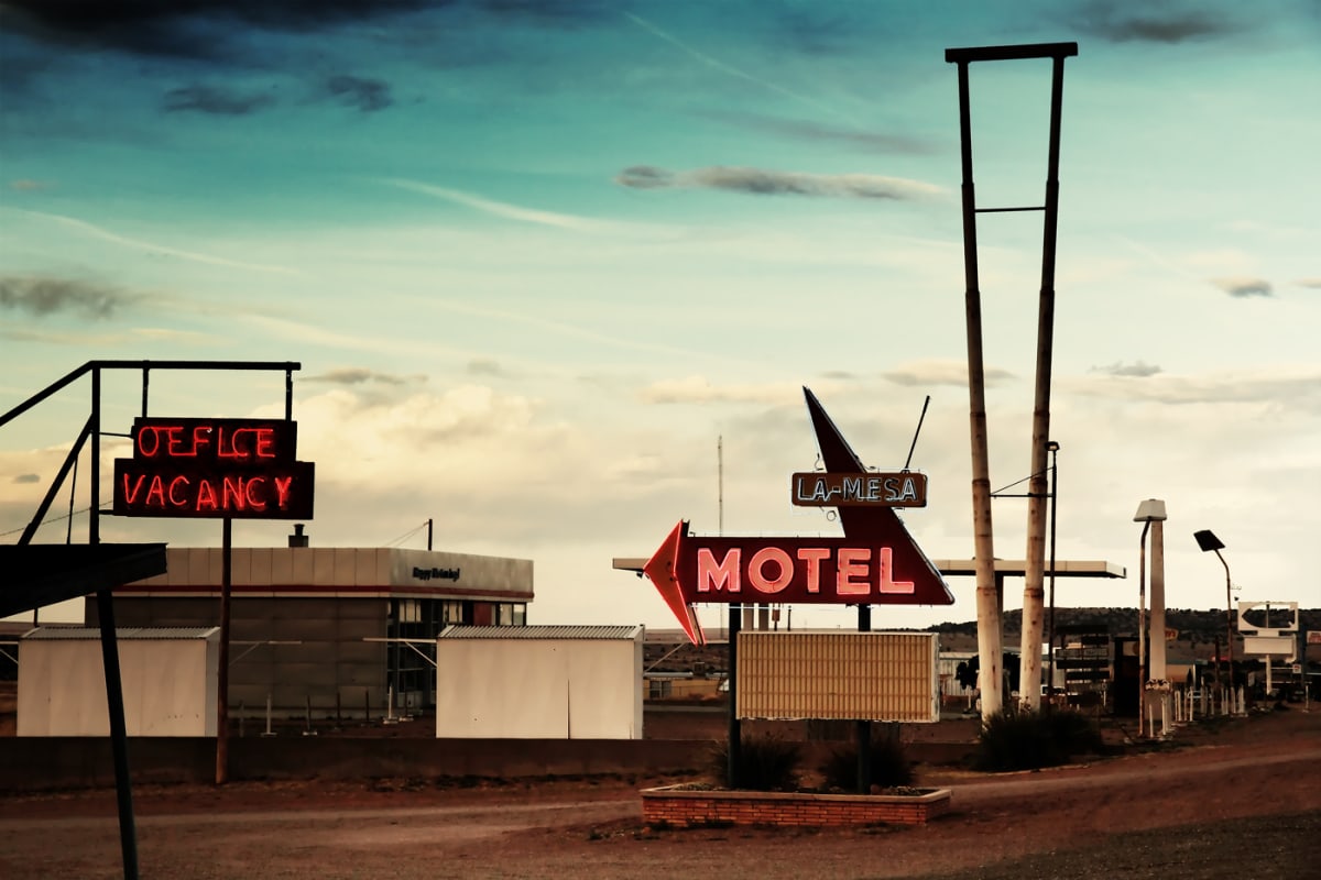 La Mesa Motel - Route 66 by Mark Peacock  Image: Photograph