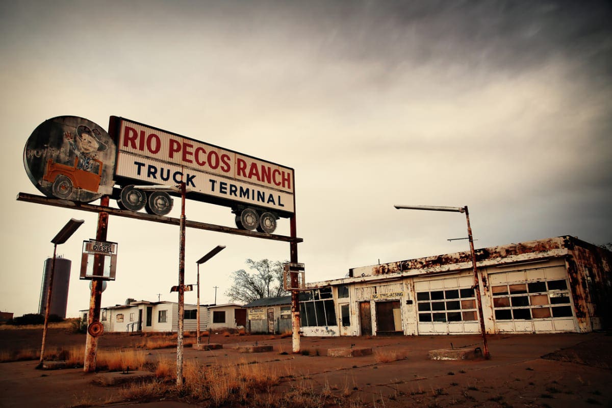 Rio Pecos Ranch - Route 66 by Mark Peacock  Image: Photograph
