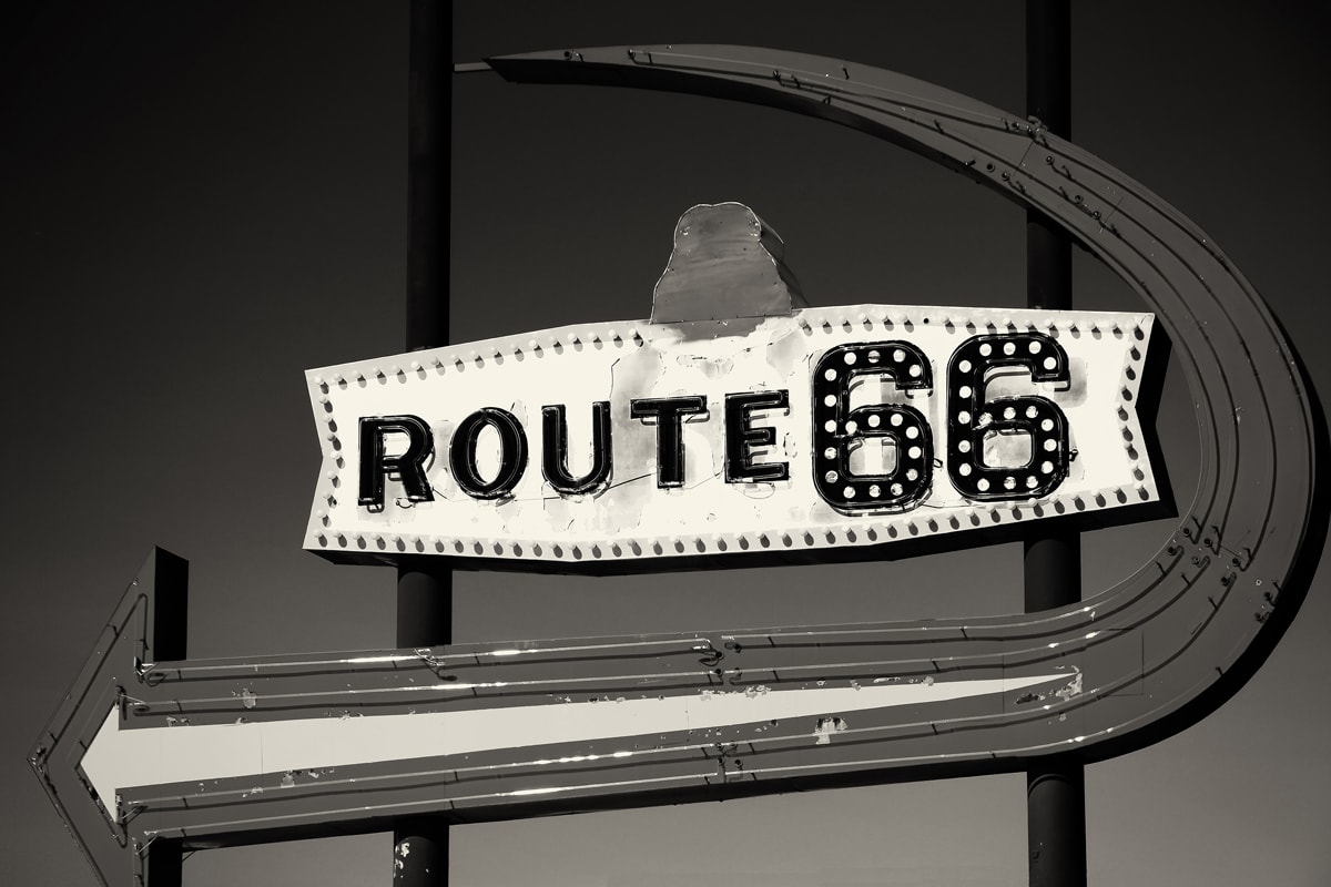 Route 66 Motel by Mark Peacock  Image: Photograph
