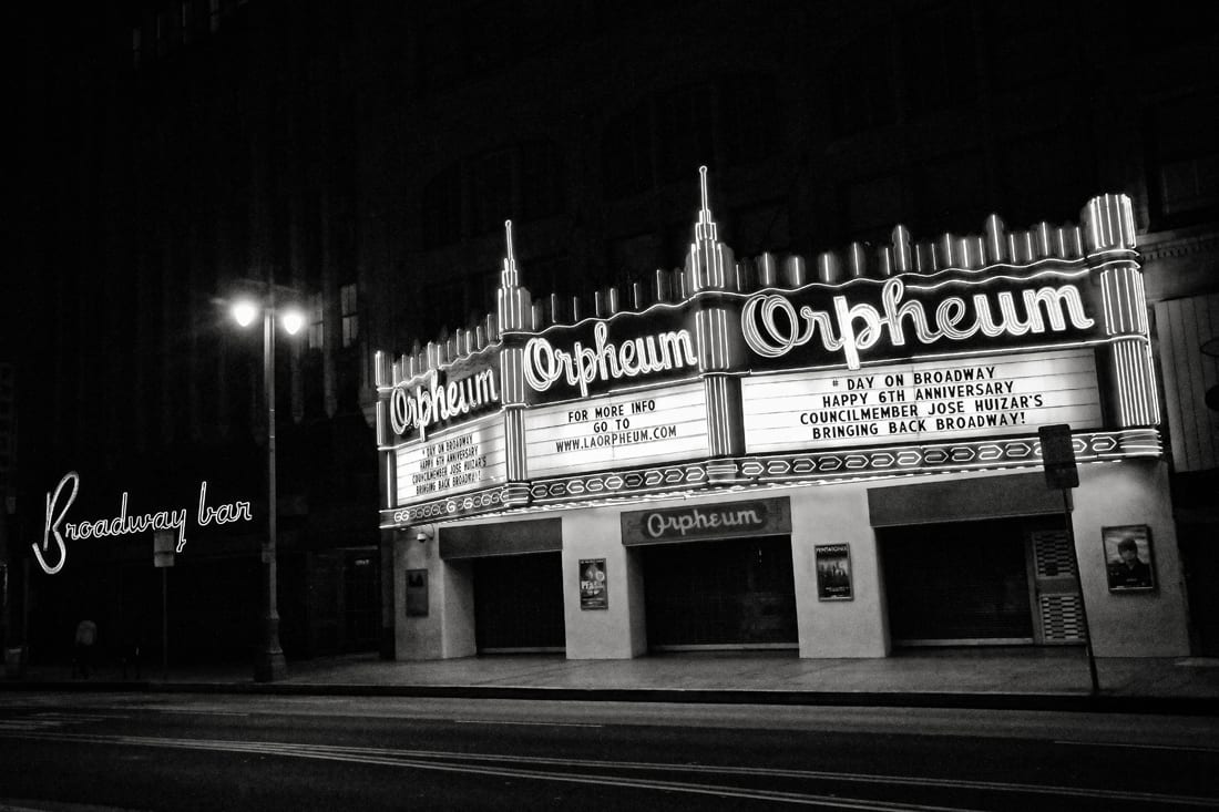 Orpheum Theatre & Broadway Bar by Mark Peacock  Image: Photograph