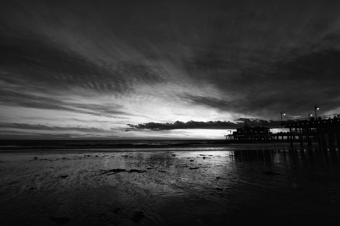 Low tide at Sunset by Mark Peacock  Image: Photograph