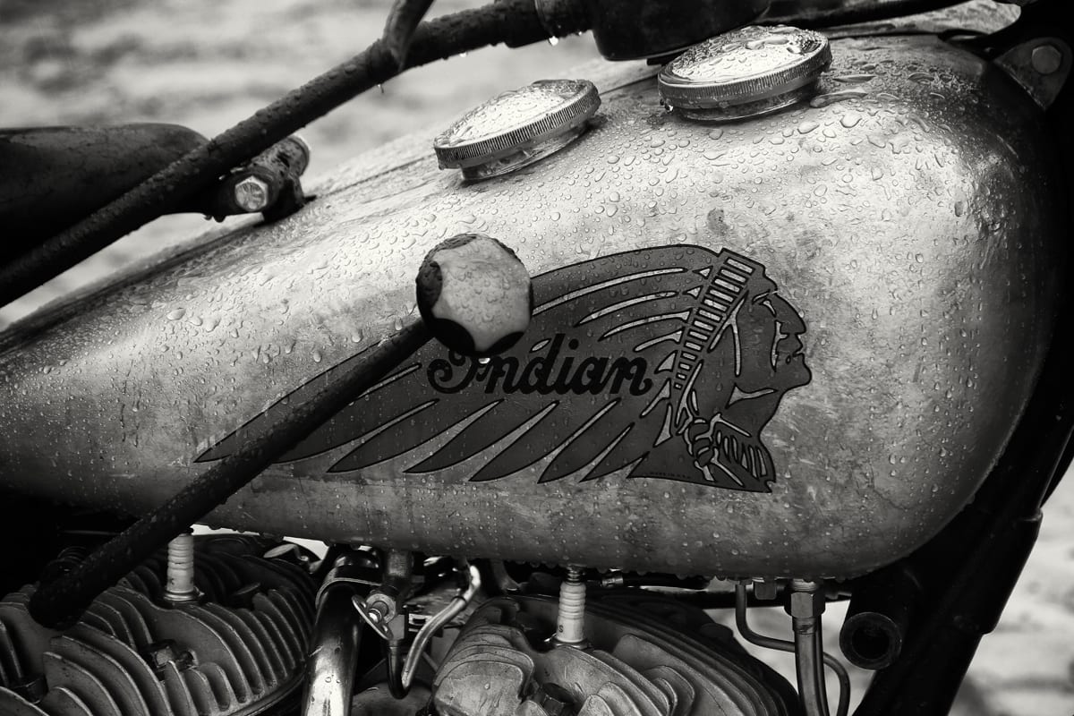 1942 Indian Scout by Mark Peacock  Image: Photograph