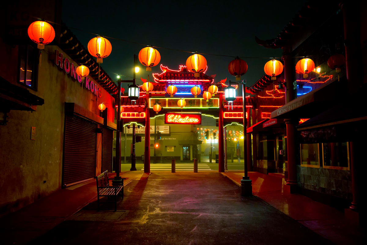 LA's Chinatown by Mark Peacock  Image: Photograph