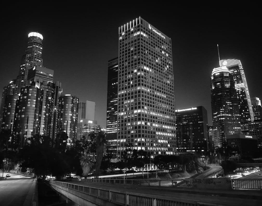 Downtown Los Angeles by Mark Peacock  Image: Photograph