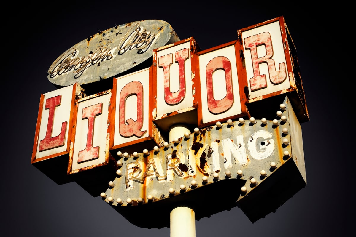 Canyon City Liquor by Mark Peacock 