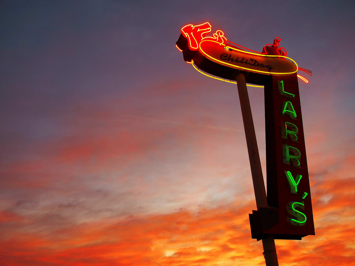 Larry's Chli Dog by Mark Peacock  Image: Photograph