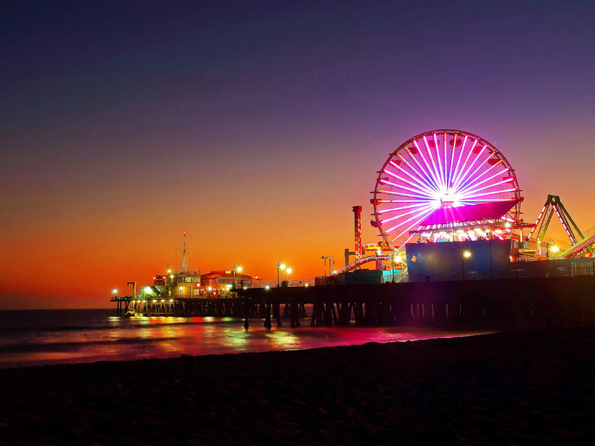 Twilight at the Pier by Mark Peacock  Image: Photograph