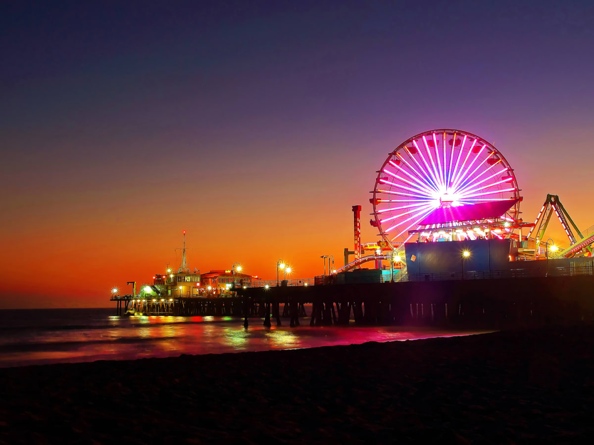 Santa Monica Pier by Mark Peacock 