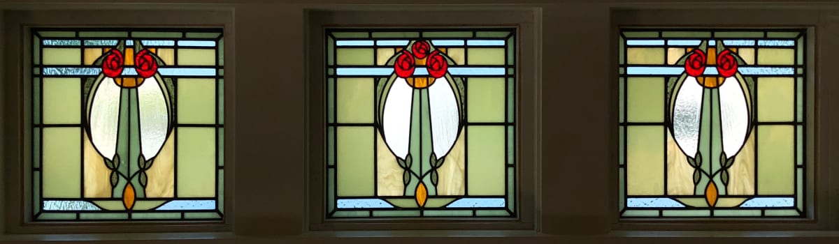 Commissioned Arts & Crafts Triptych by Gary LaParl, Image 1.
