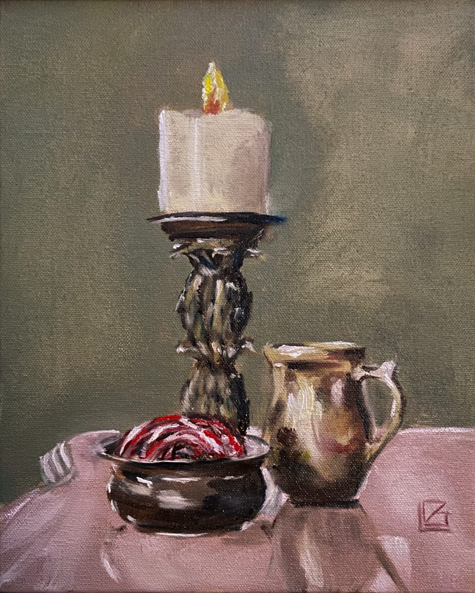 Still Life with Candle by Gary LaParl 