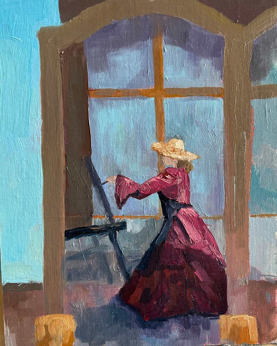 Lady in Red by Phyllis A. Gunderson, Image 7.