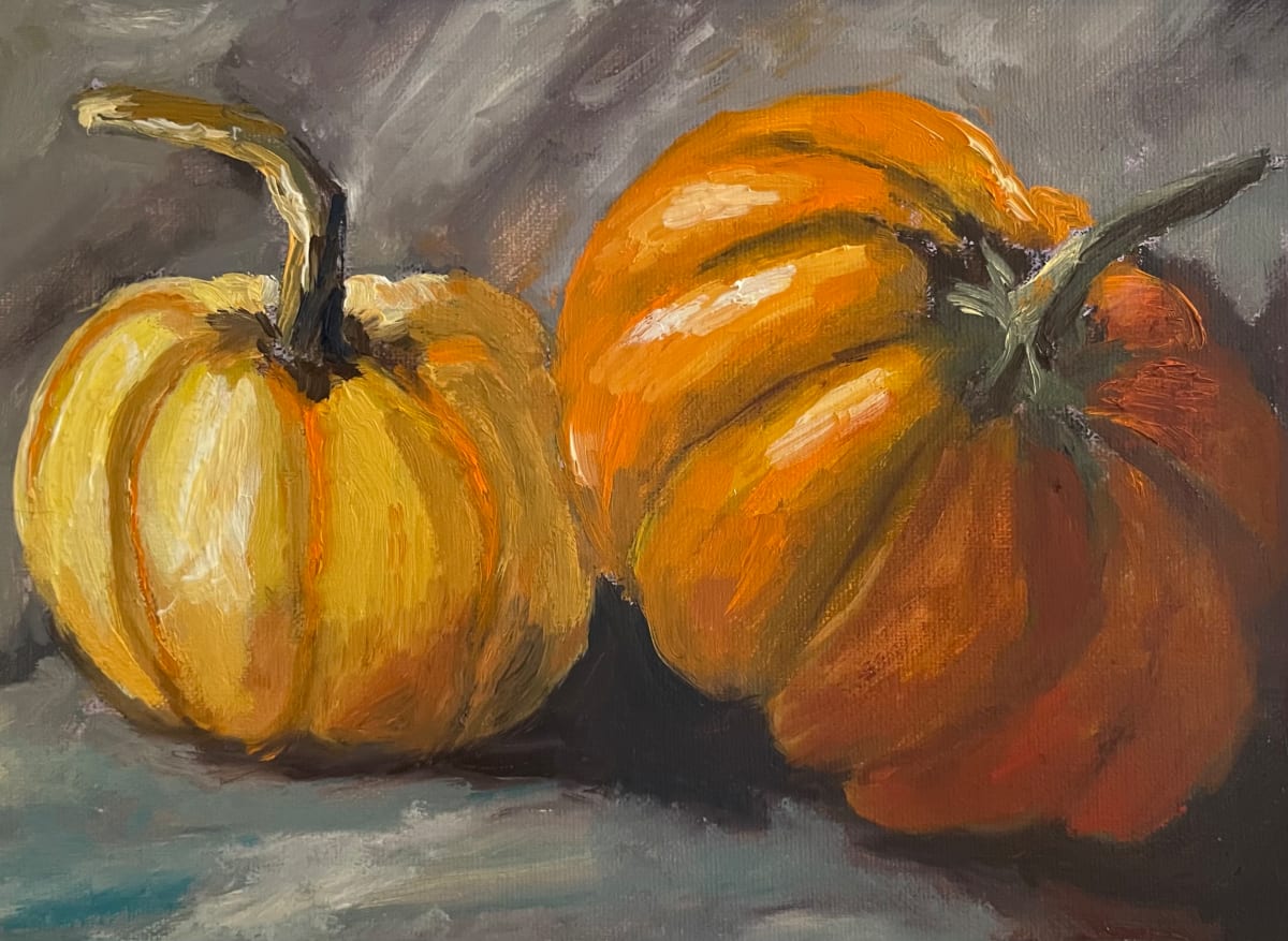 Pumpkin Study by Phyllis A. Gunderson, Image 1.