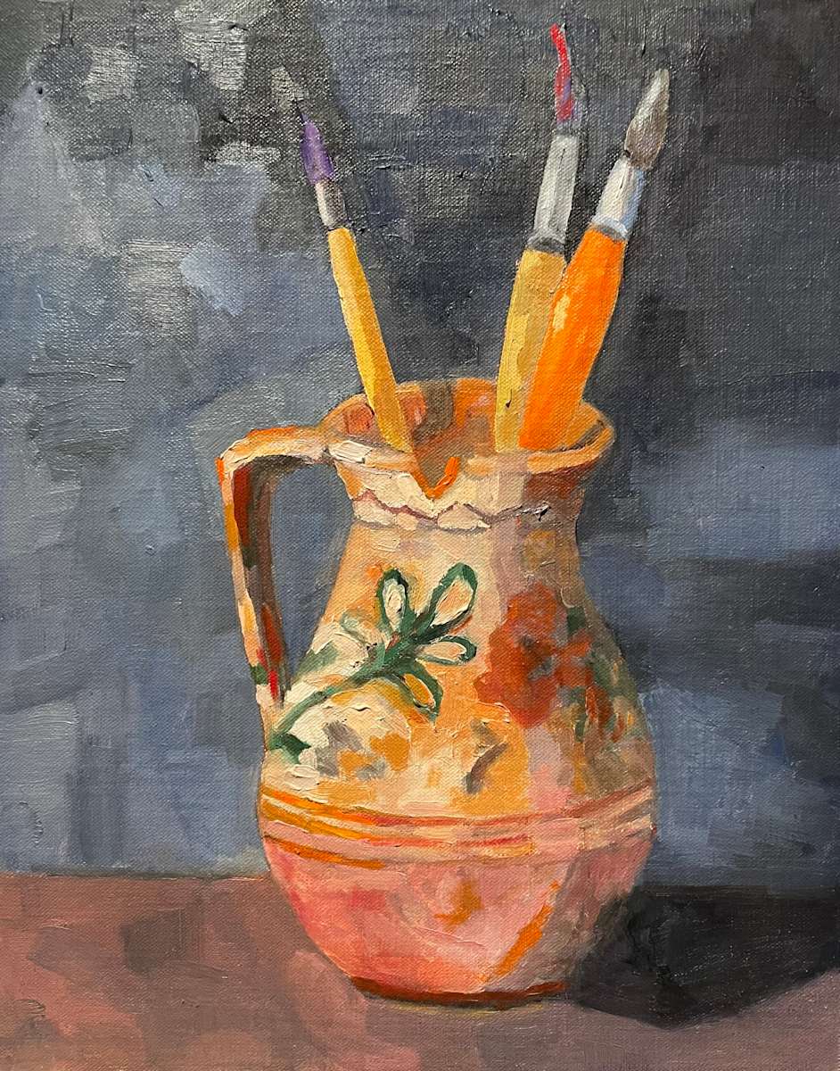 Her Brushes by Phyllis A. Gunderson 