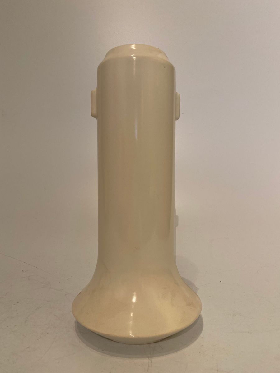 White ceramic ikebana vase 
