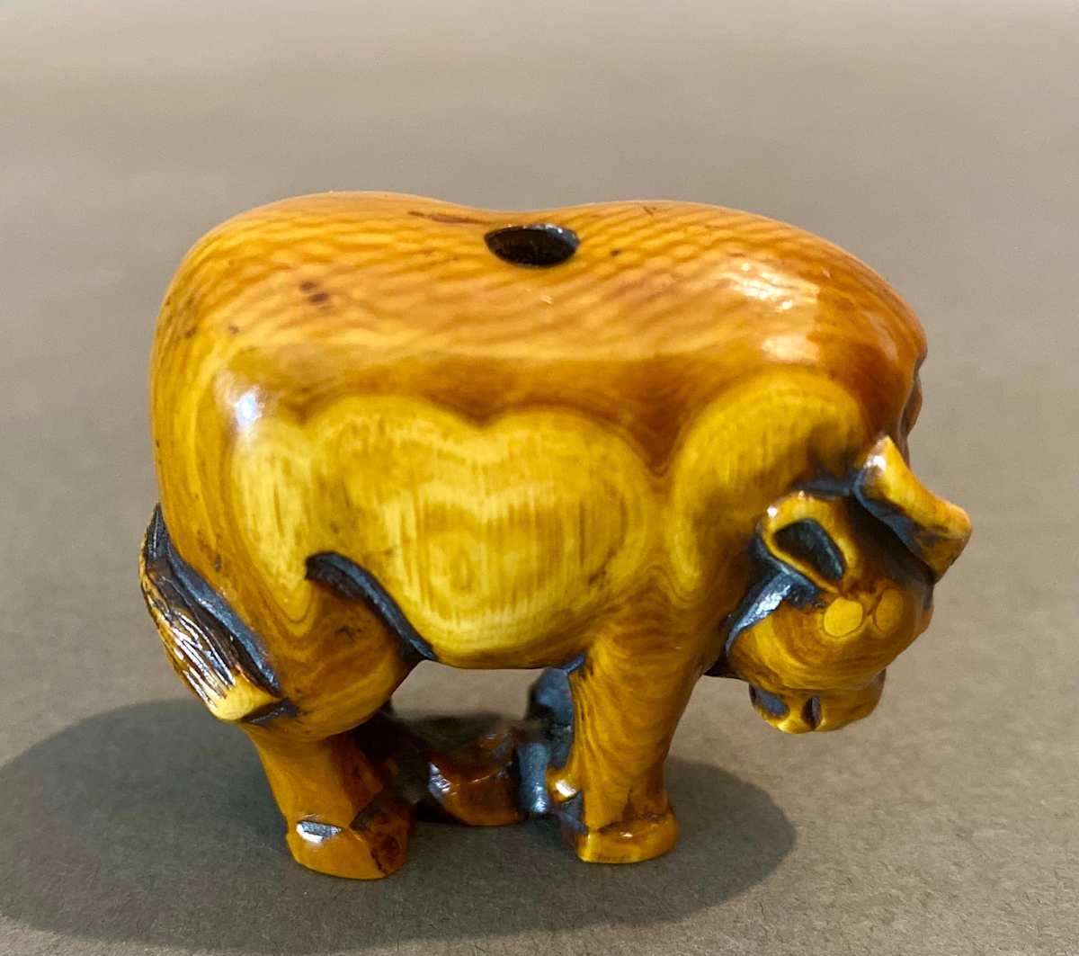 Netsuke - Ox by Masayuki 