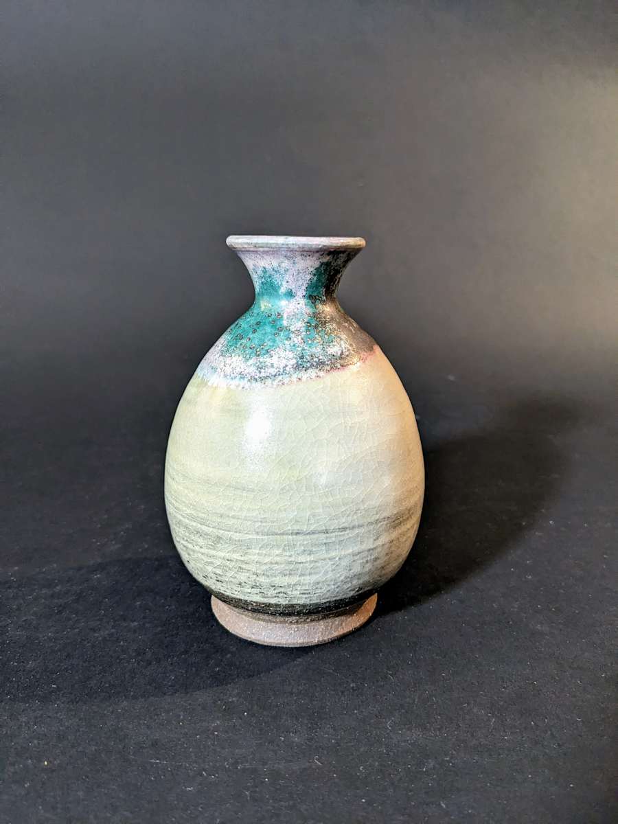 Small ceramic ikebana vase 