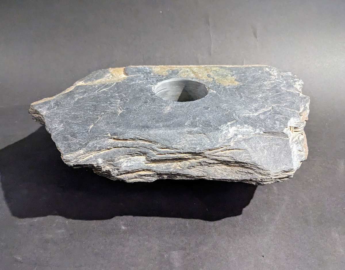 Slate ikebana vase 