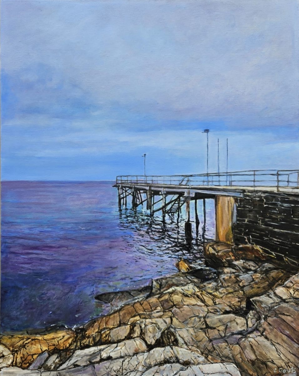 The Jetty of Second Valley by Christine Davis  Image: The Jetty of Second Valley