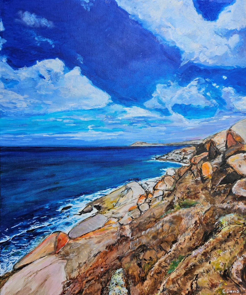 Bluff view from Granite Island by Christine Davis  Image: Bluff view from Granite Island