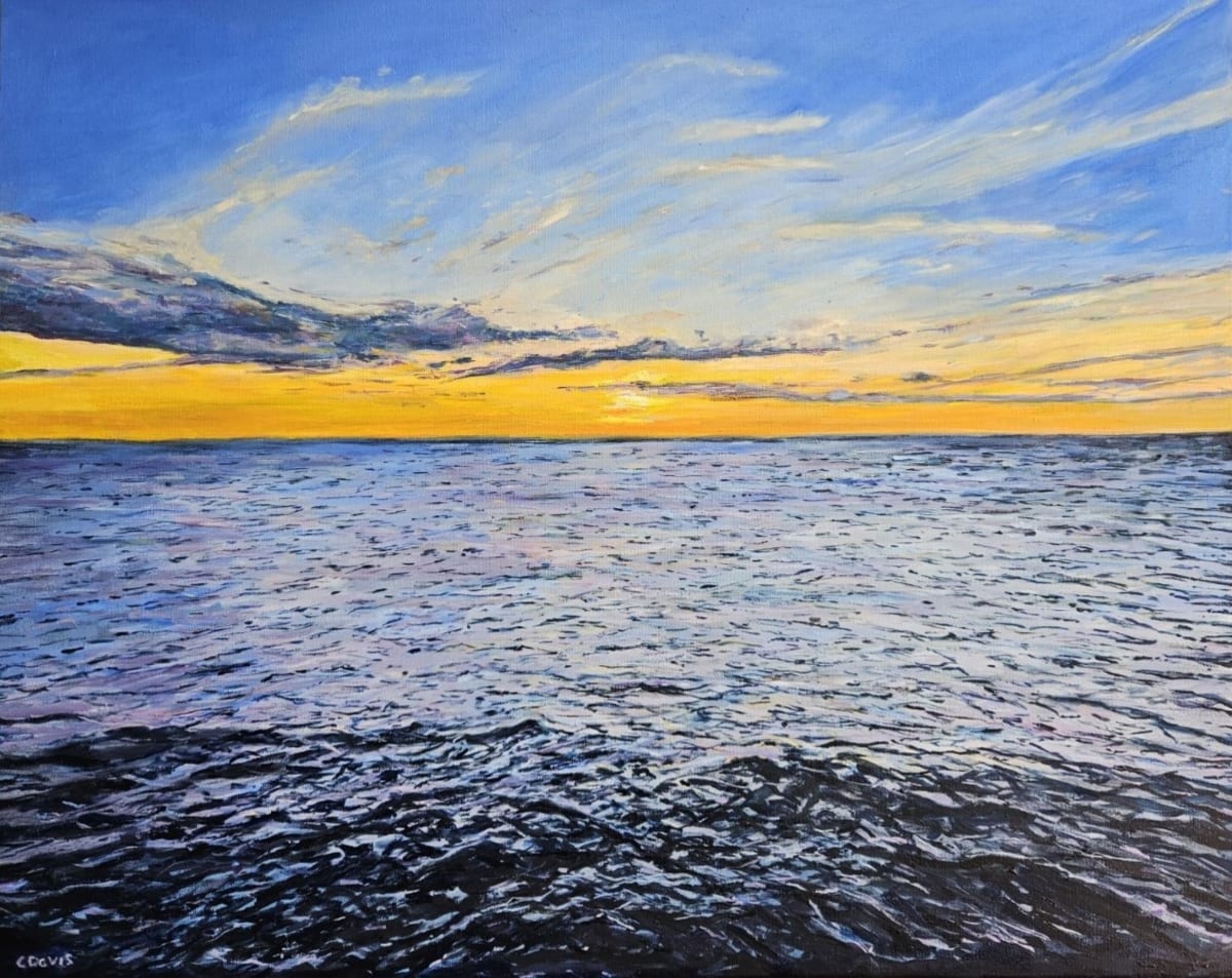 Golden Hour Seascape by Christine Davis  Image: Ocean