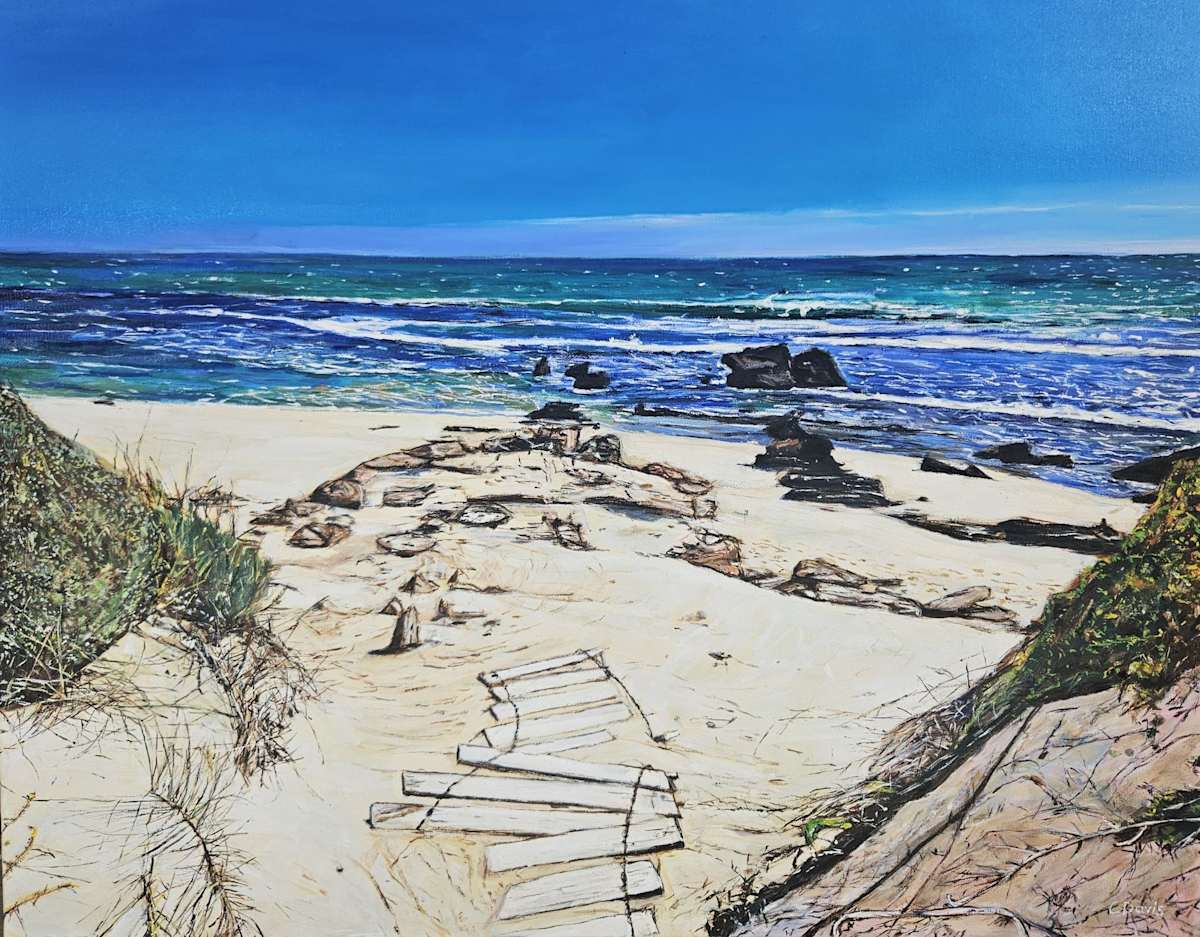Planks to Ocean by Christine Davis, Image 1.