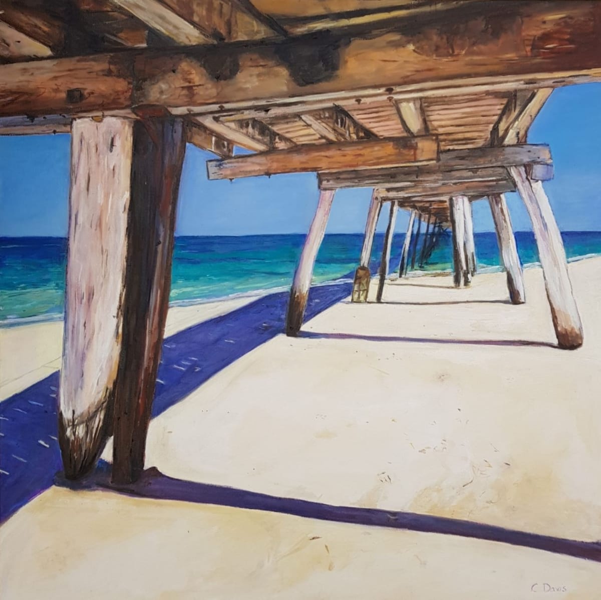 Under the Jetty by Christine Davis  Image: Under the Jetty