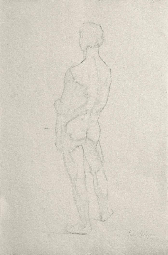 Axel In Contrapposto - Posterior View by Jason Michael Bentley, Image 3.