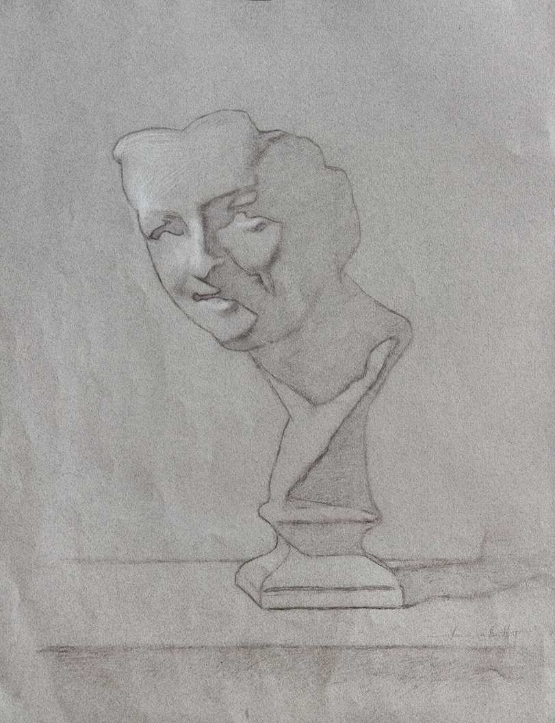 Cast by Carpeaux - Preparatory Drawing by Jason Michael Bentley, Image 1.