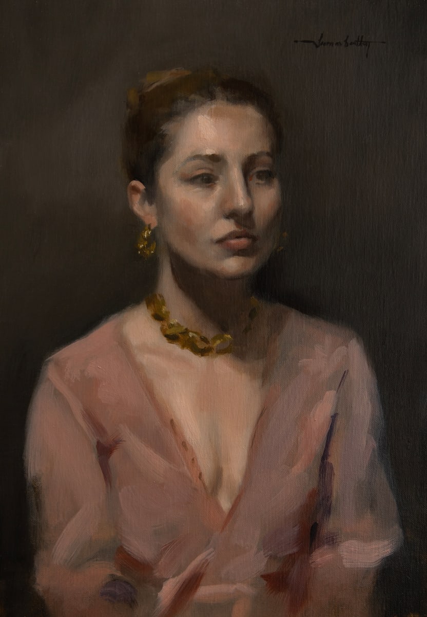 Portrait of Elke with Gold Jewelry by Jason Michael Bentley, Image 4.